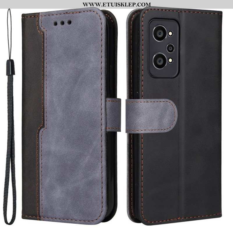 Etui Folio do Realme GT Neo 3T / Neo 2 Dwutonowy